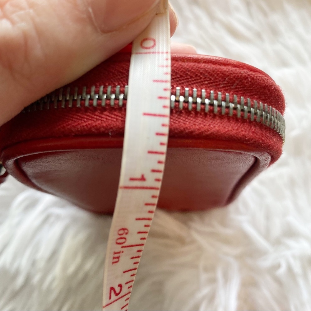 COACH vintage Red Leather Wristlet - Picture 10 of 10